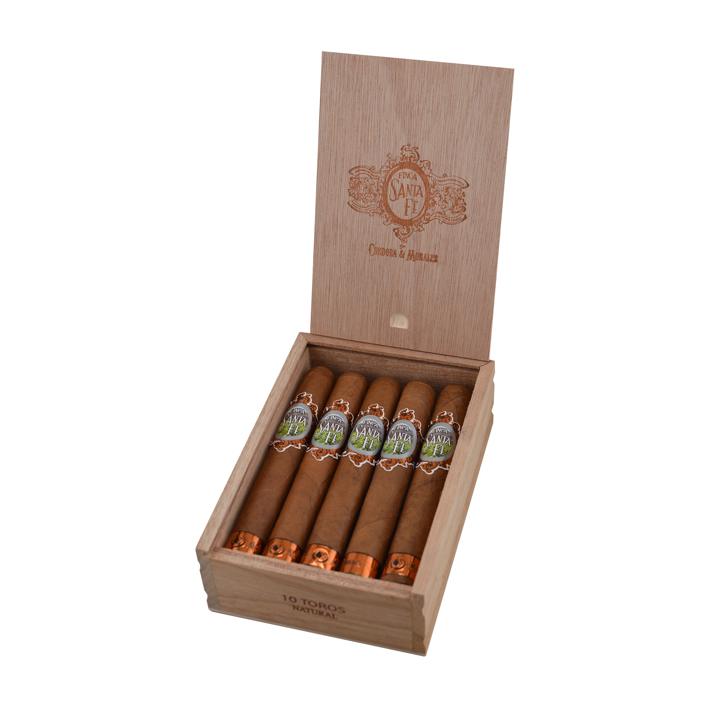 Cordoba & Morales Finca Santa Fe Natural Toro Cigar - Box